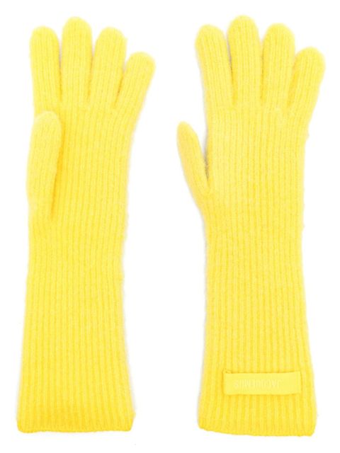 Jacquemus Les Gants Gros gloves - Yellow - zdjęcie produktu nr 1