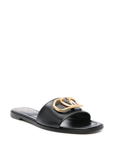 Valentino Garavani VLogo Signature slides - Black - zdjęcie produktu nr 2