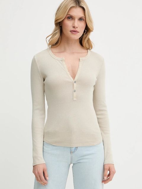 G-Star Raw longsleeve kolor beżowy D26140-D968 - zdjęcie produktu nr 1