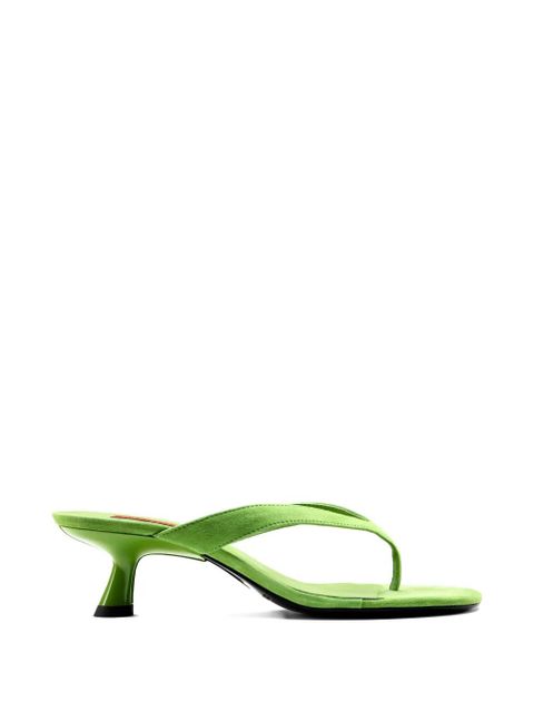 Simon Miller Beep suede sandals - Green - zdjęcie produktu nr 1