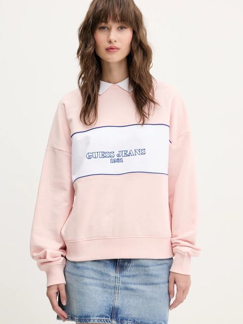 Guess Jeans bluza bawełniana - zdjęcie produktu nr 1