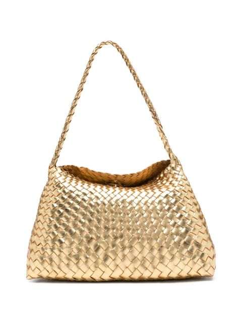 DRAGON DIFFUSION Santa Maria woven shoulder bag - Gold - zdjęcie produktu nr 1