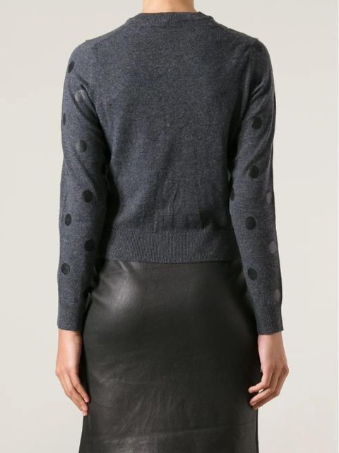 Golden Goose polka dot cardigan - Grey