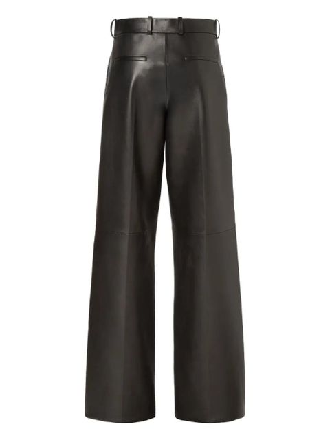 FENDI lambskin pants - Black