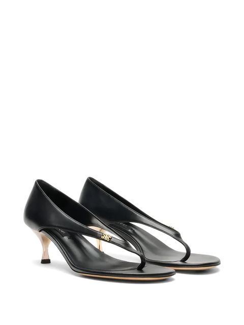 Casadei Chic Julia leather sandals - Black - zdjęcie produktu nr 2