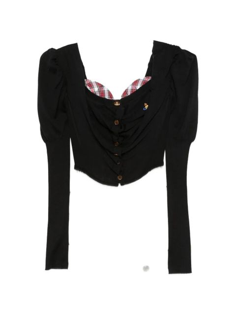 Vivienne Westwood button bea corset top - Black - zdjęcie produktu nr 1