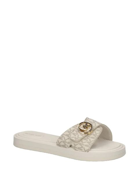 Michael Kors logo detail buckle slides - Neutrals - zdjęcie produktu nr 2