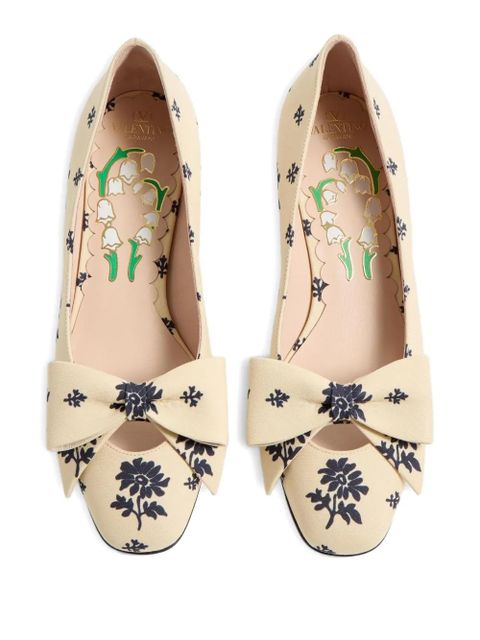 Valentino Garavani 45mm Bowow Décolleté pumps - Neutrals