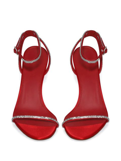 Amina Muaddi 105mm Diamante sandals - Red - zdjęcie produktu nr 2
