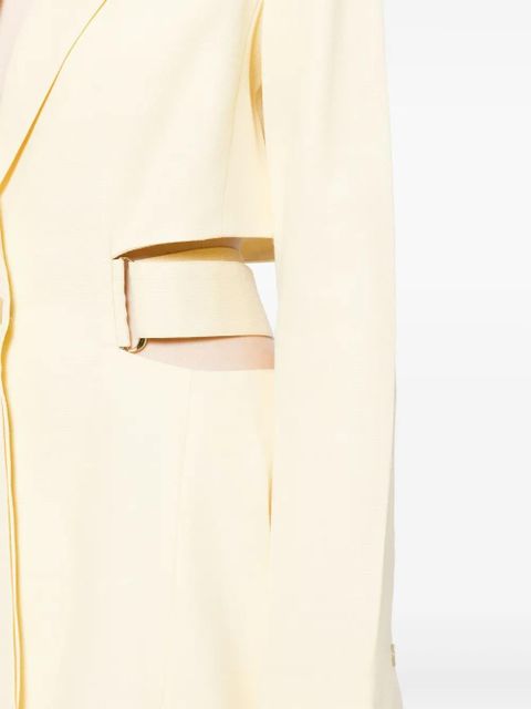 Jacquemus La Robe Bari blazer minidress - Yellow