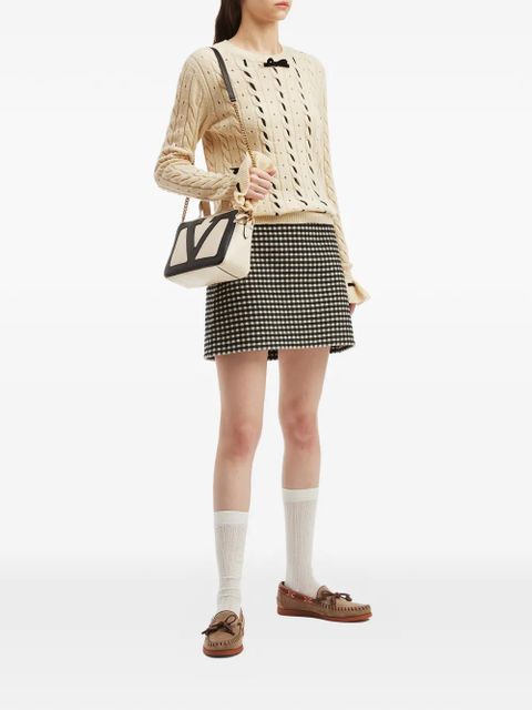 Valentino Garavani Vlogo chain-strap tote bag - Neutrals - zdjęcie produktu nr 2