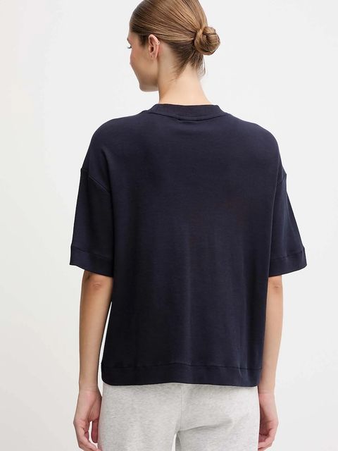 Napapijri t-shirt bawełniany S-Irto damski kolor granatowy NP0A88SO1761