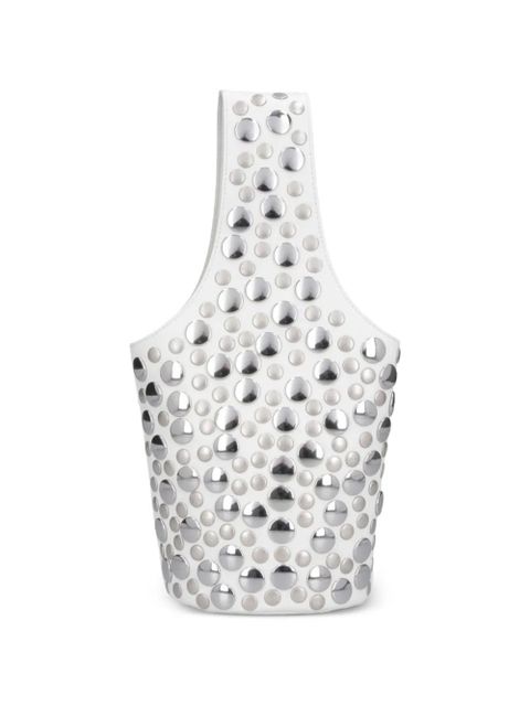 KHAITE Livia stud-embellishment tote bag - White - zdjęcie produktu nr 2