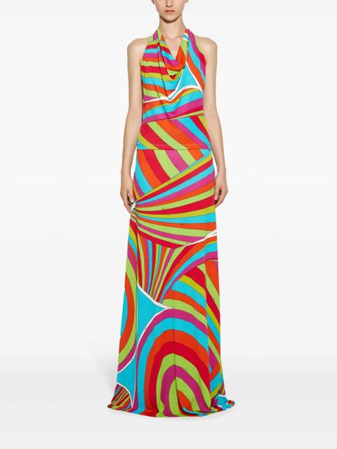 PUCCI Iride-print halterneck top - Pink - zdjęcie produktu nr 2