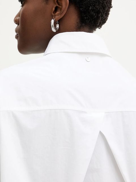 BOSS Orange koszula bawełniana C Bostatta damska kolor biały relaxed z kołnierzykiem klasycznym 50553890