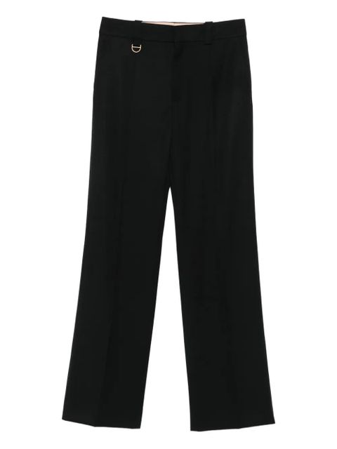 Chloé ring-detail trousers - Black - zdjęcie produktu nr 1