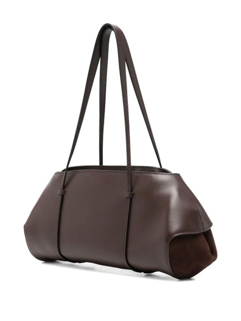NEOUS suede shoulder bag - Brown