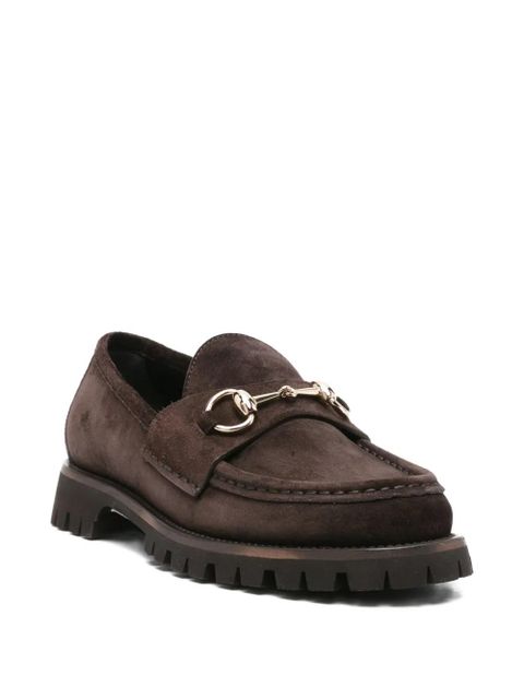 Gucci Horsebit lug-sole loafers - Brown