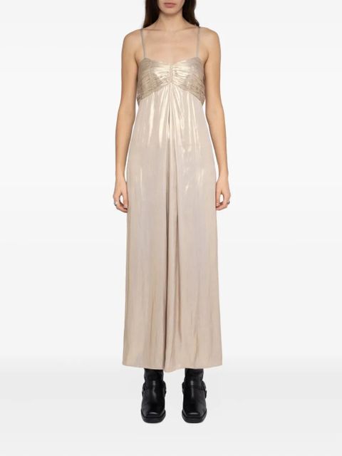 Zadig&Voltaire ruched satin dress - Neutrals - zdjęcie produktu nr 2