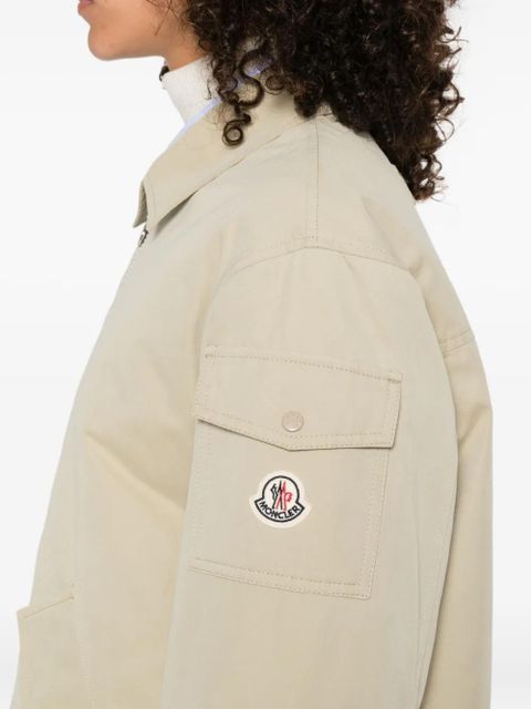 Moncler quilted zip-up jacket - Neutrals - zdjęcie produktu nr 2
