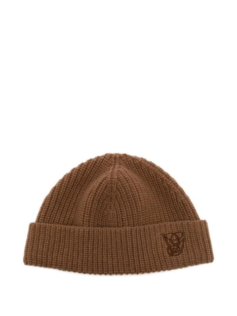 Valentino Garavani logo-embroidered beanie - Brown - zdjęcie produktu nr 1