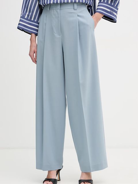 Max&Co. spodnie garniturowe damskie z wełną MCOFONTE - zdjęcie produktu nr 1