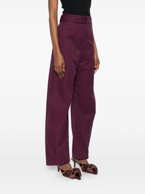 Magda Butrym belted trousers - Purple