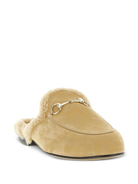 Gucci princetown metal clamp slippers - Neutrals - zdjęcie produktu nr 2