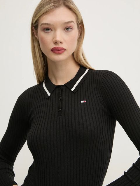 Tommy Jeans sweter z domieszką wełny
