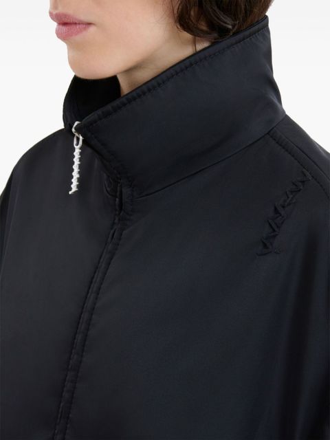 Marni high-neck zip-up bomber jacket - Black