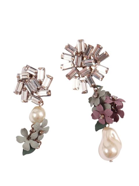 Weekend Max Mara flower-detail earrings and necklace set (set of three) - Pink - zdjęcie produktu nr 2