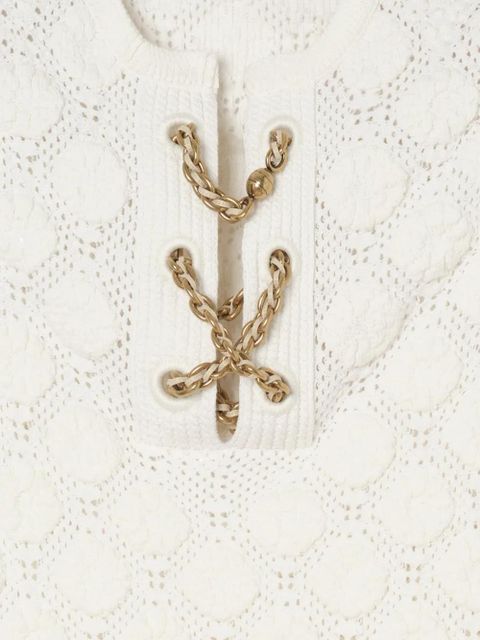 Burberry crochet cotton blend dress - White - zdjęcie produktu nr 2