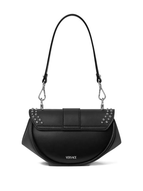Versace Virtus studded shoulder bag - Black