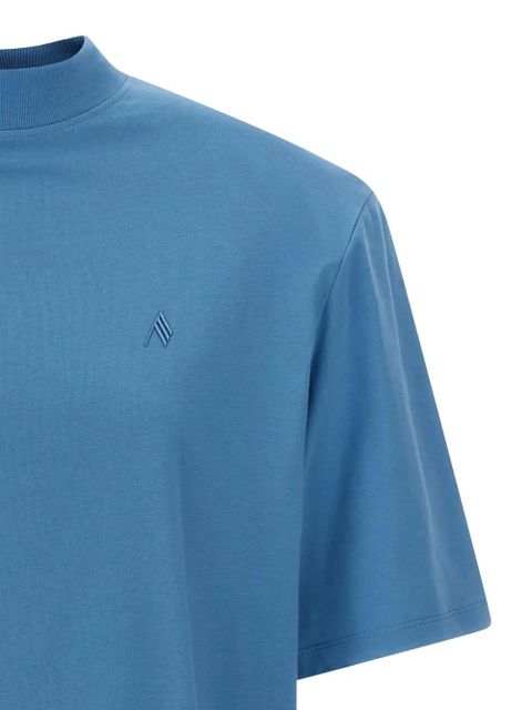 The Attico embroidered crew-neck T-shirt - Blue - zdjęcie produktu nr 2