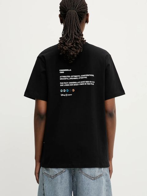 Coperni x Disney t-shirt bawełniany Cinderella damski kolor czarny DJS03F5036CIN - zdjęcie produktu nr 1