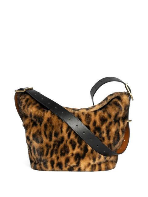 Zadig&Voltaire leopard-print shoulder bag - Brown
