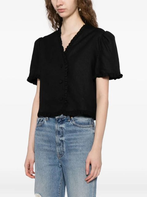 Reformation Bess top - Black - zdjęcie produktu nr 2