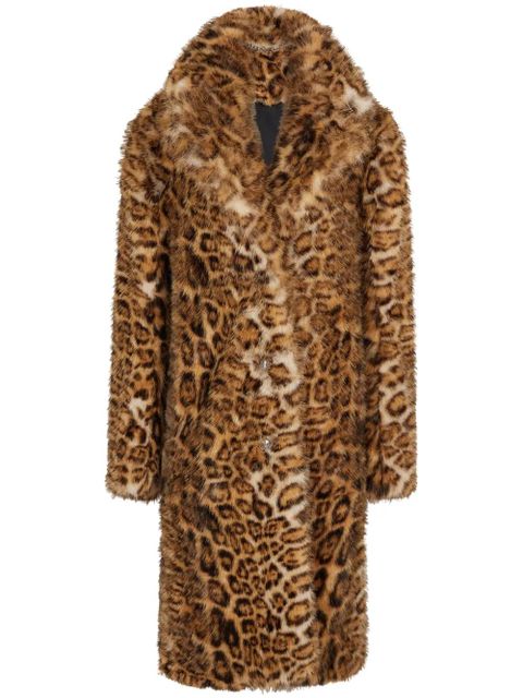 Rabanne leopard print faux-fur coat - Brown - zdjęcie produktu nr 1
