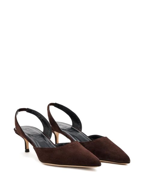 STAUD 55mm Sebastian slingback-strap pumps - Brown - zdjęcie produktu nr 2