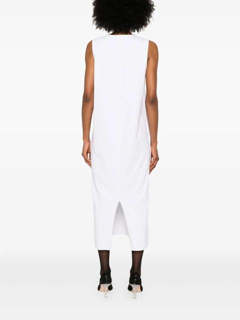 KHAITE Hal midi dress - White