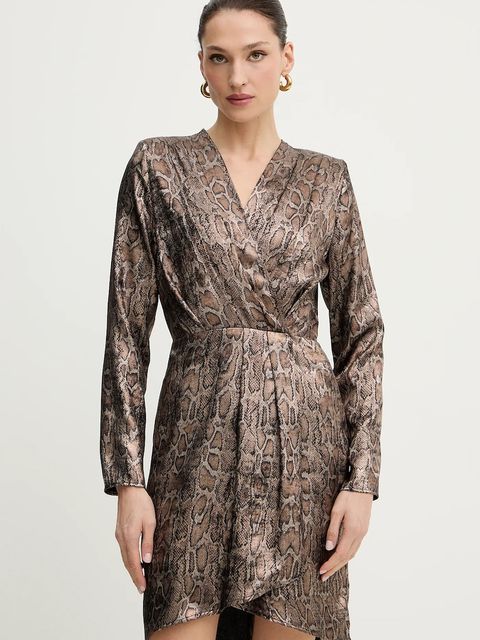 Morgan sukienka kolor brązowy mini rozkloszowana RIBIL.F - zdjęcie produktu nr 1