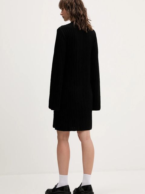 Karl Lagerfeld Jeans sukienka kolor czarny mini prosta A4W13012 - zdjęcie produktu nr 2