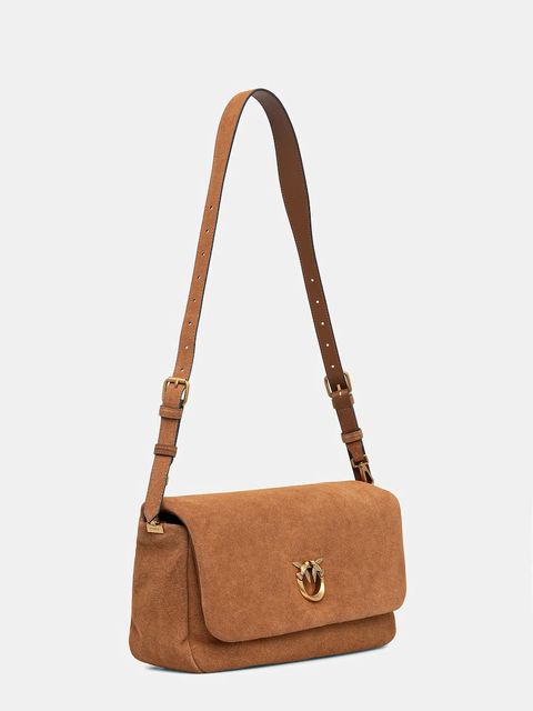 Pinko torebka zamszowa Horizontal