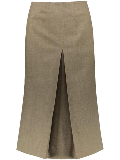 Yves Salomon wool split skirt - Neutrals - zdjęcie produktu nr 1