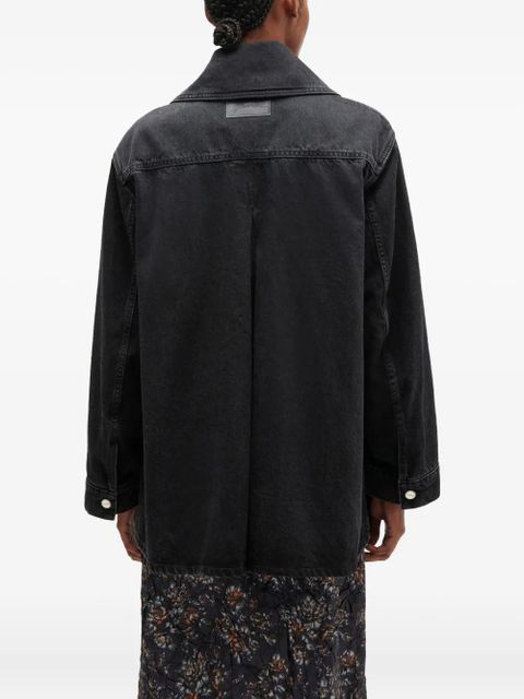 GANNI buttoned denim jacket - Black