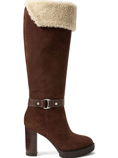 Lauren Ralph Lauren kozaki zamszowe Tasha Tl Hl - zdjęcie produktu nr 1