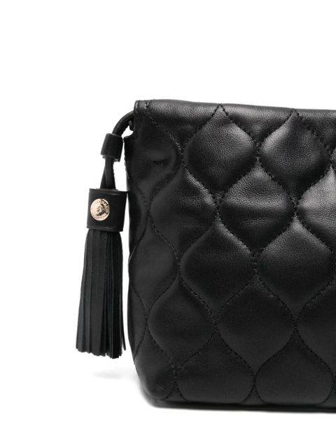 Aspinal Of London Amelia quilted cross body bag - Black
