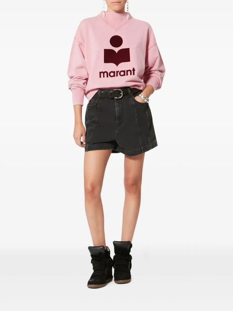 MARANT ÉTOILE Moby logo sweatshirt - Pink