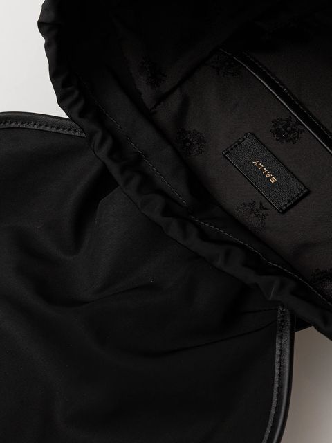 Bally plecak damski kolor czarny duży gładki WAK00X