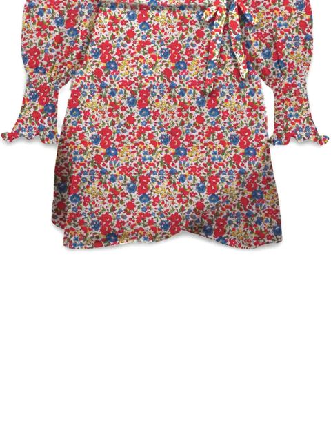 MC2 Saint Barth Brilly floral-print mini dress - Red - zdjęcie produktu nr 2